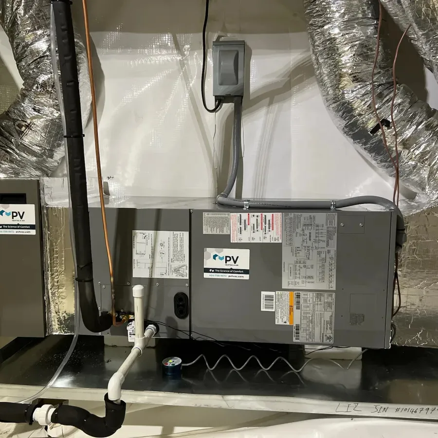 New Furnace with Ductwork