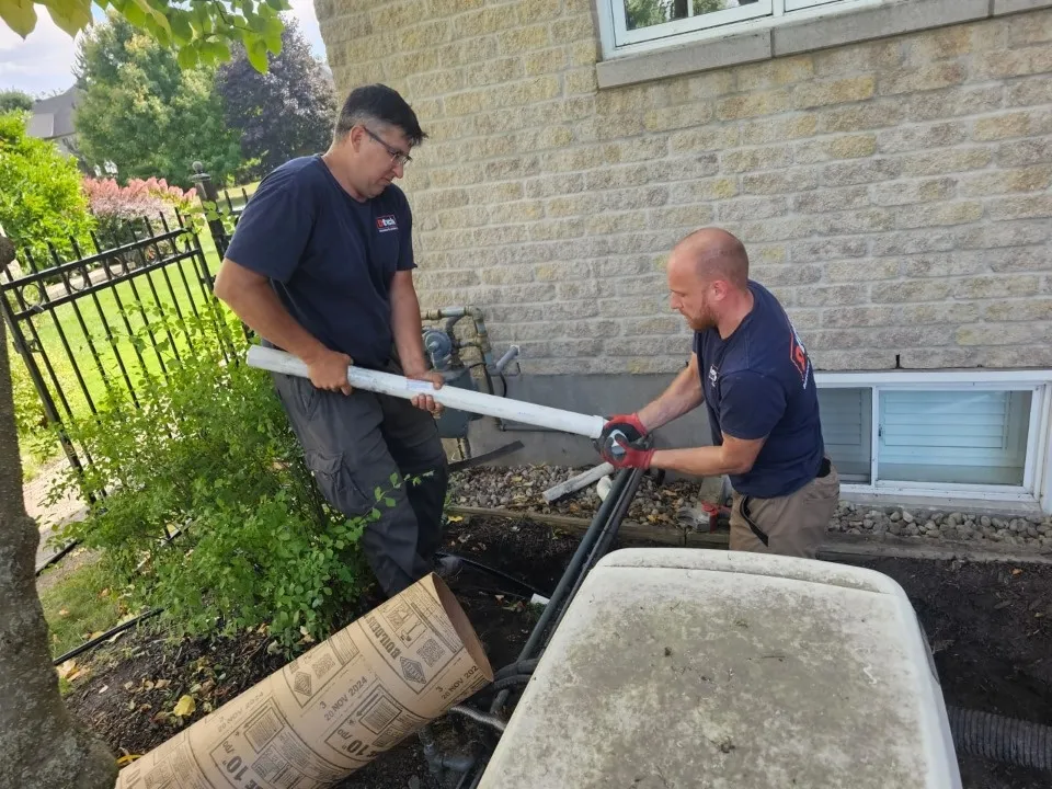 Exterior Gas Line Routing