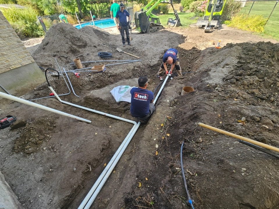 Trench Excavation for Gas Line