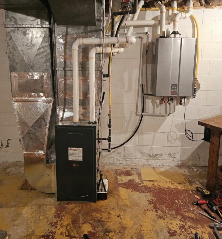 Oil to Propane Conversion – Trane Furnace & Rinnai Tankless Installation in Kanata
