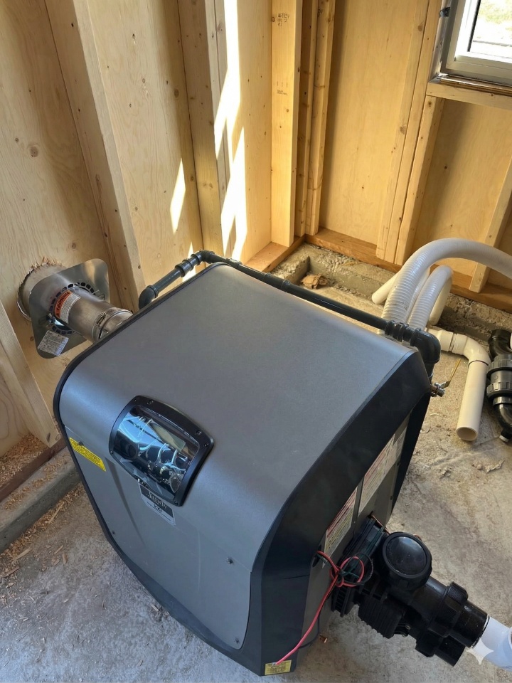 Natural Gas Pool Heater & Gas Line Installation