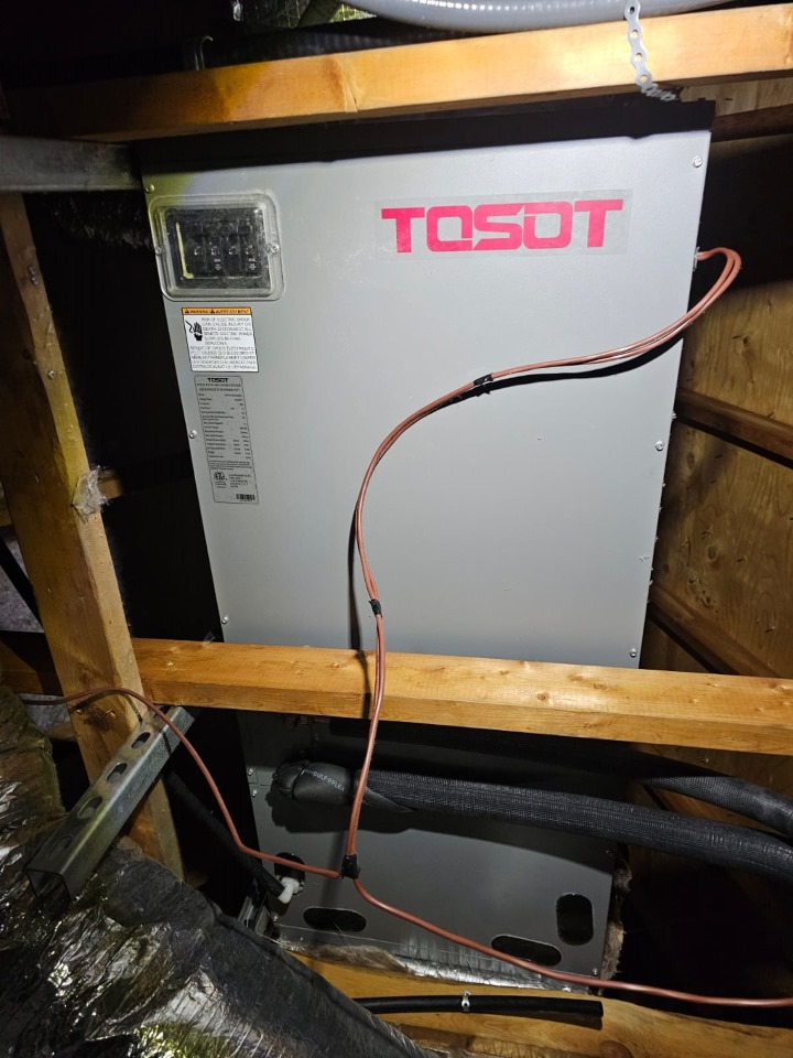 Attic Air Handler Installation